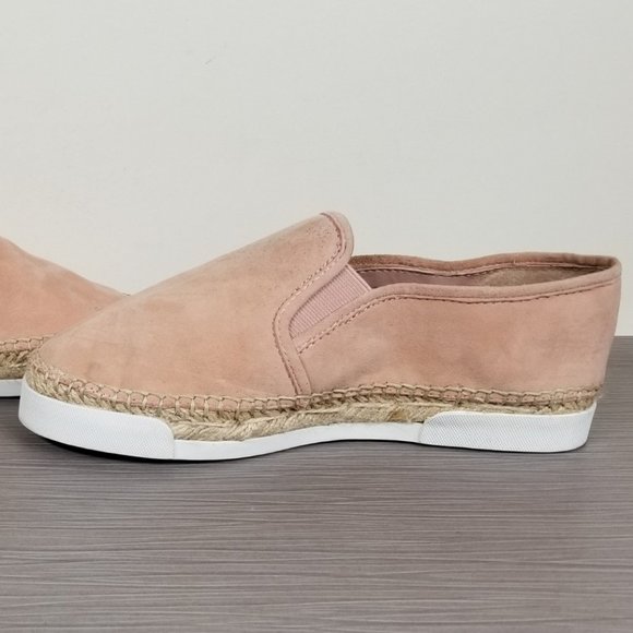 Vince Camuto Tambie Slip-on Sneaker, Light Pink Suede, Womens Size 6 M / 36.5 - Picture 6 of 10